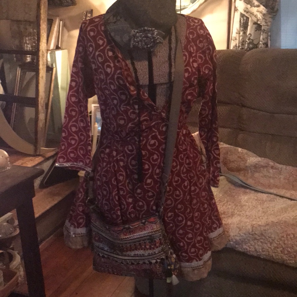 Earth fashion kimono Size large BoHo chic style